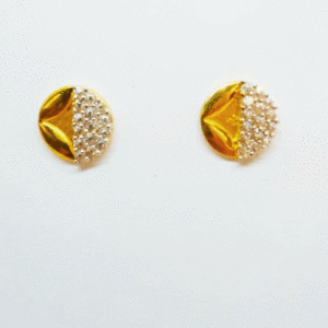 22K Gold Tops Earrings for Women