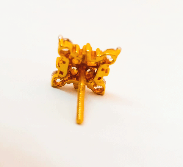 Antique Ethnic Design-22K Gold Tops - Image 2