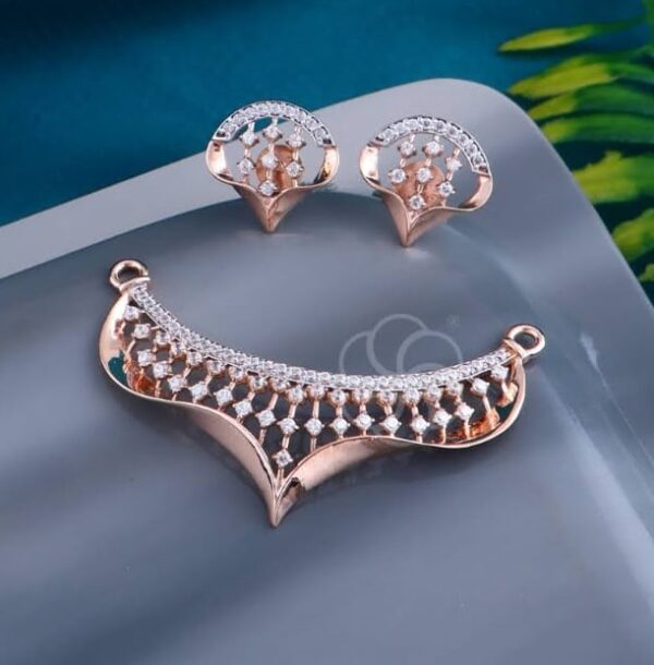 Classic 18K Rose Gold Mangalsutra Set