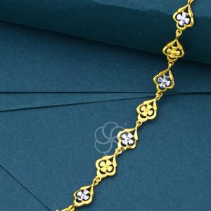 Classic 18K Gold Adjustable Bracelet For Women's