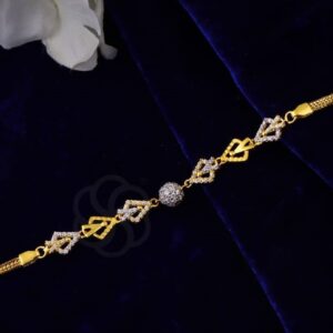 Designer 18K Gold Bracelet for Women's