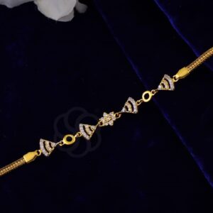 Lightweight 18K Gold Bracelet For Women's