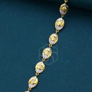 Modern Minimalist 18K Rose Gold Bracelet  For Women's