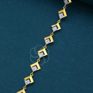 18K Rose Gold Plated Bracelet for Women's