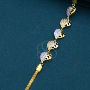 Bold & Beautiful 18K Rose Gold Plated Women’s Bracelet