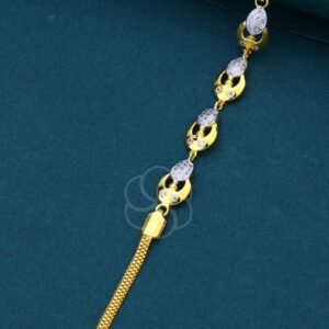 Adjustable 18K Rose Gold Bracelet for Women's