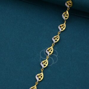 Elegant 18K Rose Gold Bracelet for Girls & Women