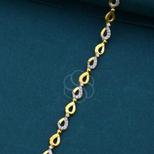 Luxury 18K Rose Gold Hand Bracelet for Women