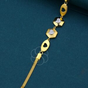 18K Rose Gold Charm Bracelet for Women