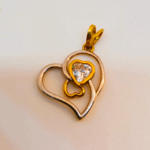 Stylish Lightweight 22K Solid Gold Pendant For Women's