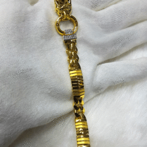 22K Hallmarked Gold Bracelet for Men's