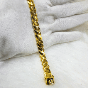 Elegant 22K Pure Gold Men's Bracelet