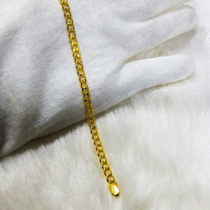 Bold and Broad 22K Real Gold Bracelet for Men's