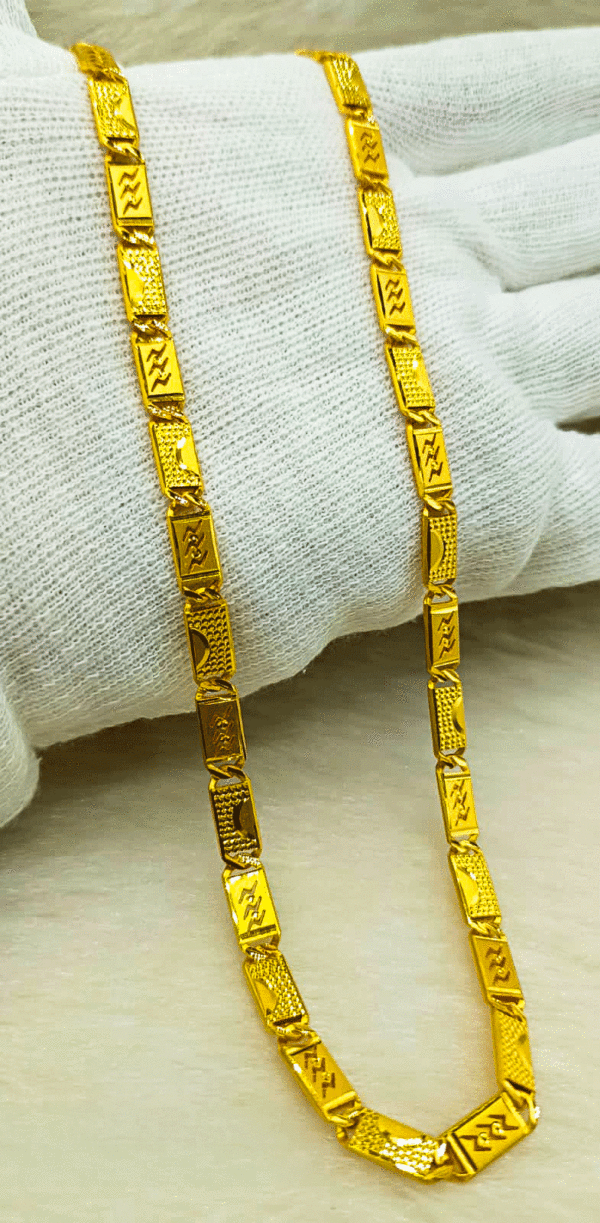 22 Karat Pure Gold Gents Chain - Stylish