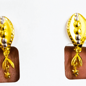 Minimalist 22K Gold Earrings for Women's