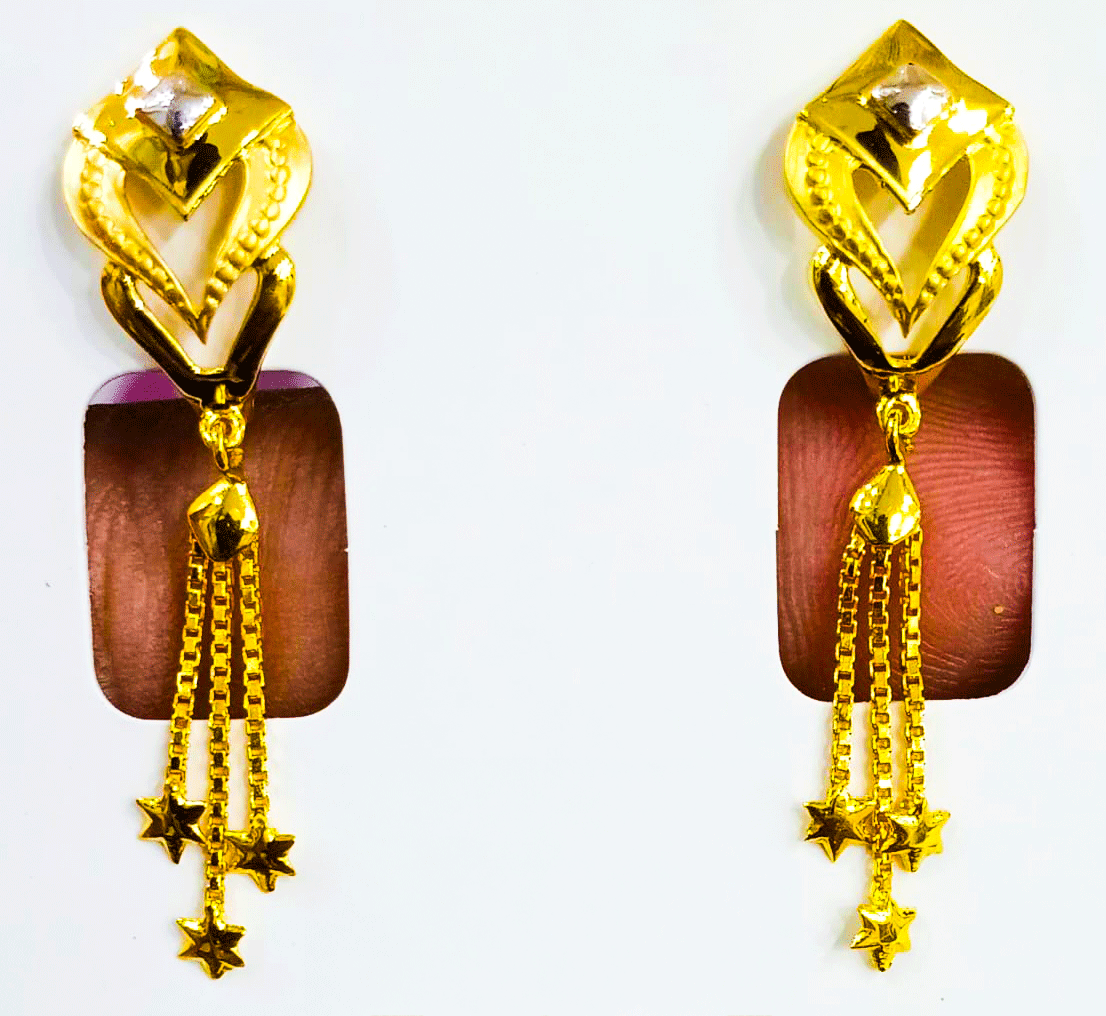 High-Quality 22K Gold Earrings for Women's