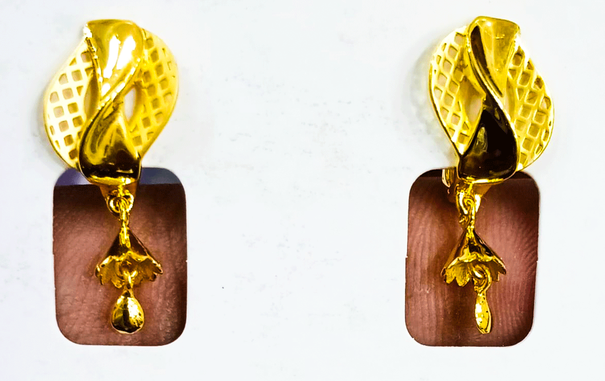 Daily Wear 22K Gold Earrings for Women's