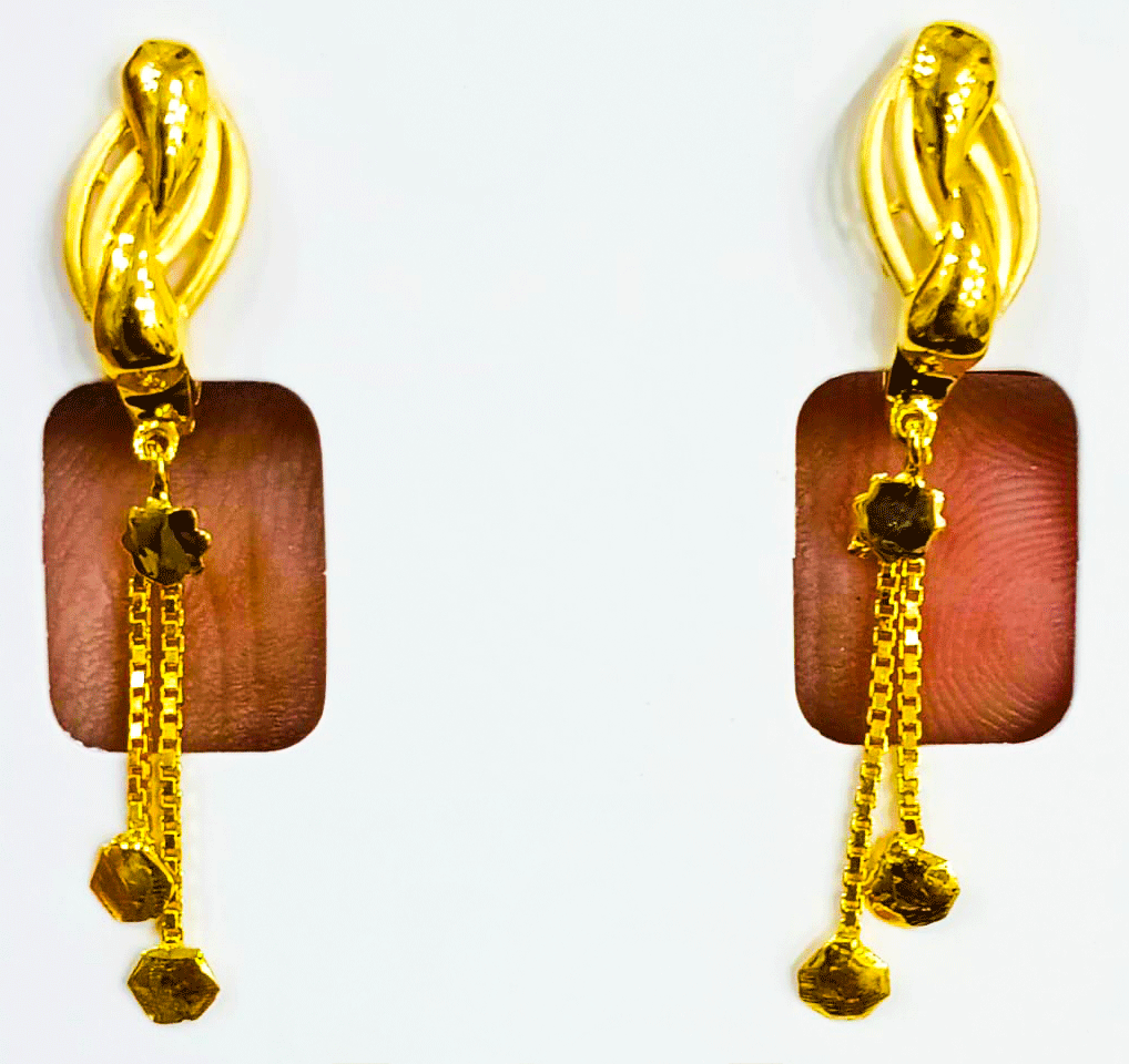 High-Quality 22K Gold Earrings for Women's