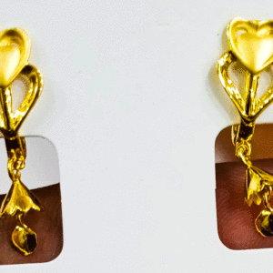 Long-Lasting shine 22K Gold Earrings for Women's