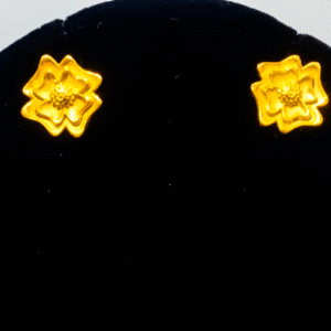 Classic 22K Gold Earrings for Women's