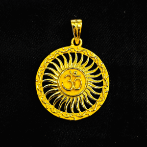 Minimalist 22K Rose Gold Pendant