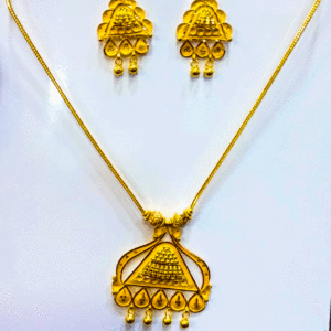 Elegant 22K Pure Gold Kanthi Set for Women