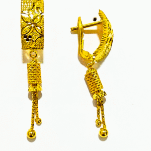 Festive Occasions 22K Gold Bali Earrings For Women's