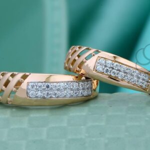 18K Rose Gold Wedding Bands