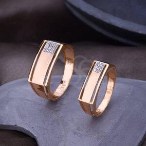 Designer 18K Rose Gold Ring For Men's