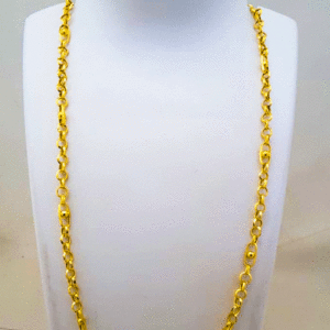 22K Pure Gold Chain for Men's