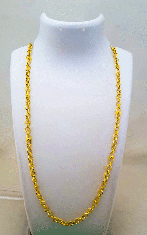 22K Pure Gold Chain for Men's