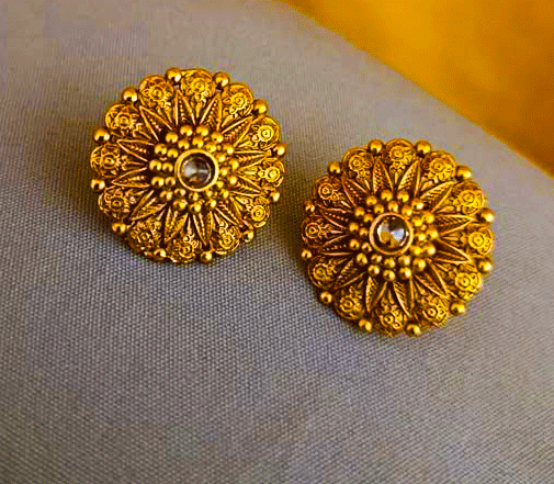 High-Quality 22K Gold Earrings For Women's