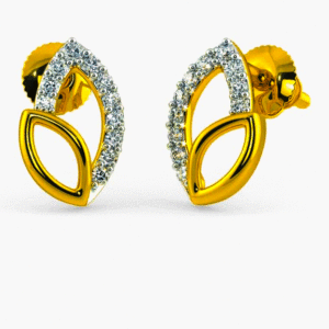 Handcrafted 22 Carat Gold Earrings Tops