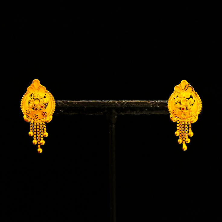 Premium 22 Karat Gold Earrings For Women's