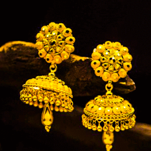 Hallmarked 22K Pure Gold Earring For Women's