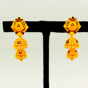 22 Karat Pure Gold Jumkis For Female's