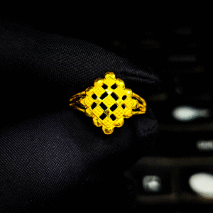 Festive Attire 22K Gold Ring For Women's