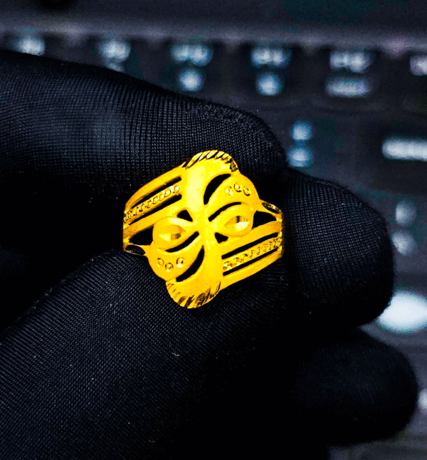 22K Pure Gold Ring For Women's