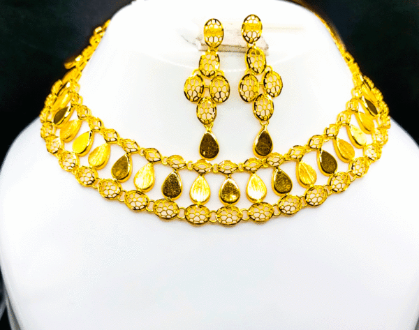 Handcrafted 22K Pure Gold Necklace (Haar Set)