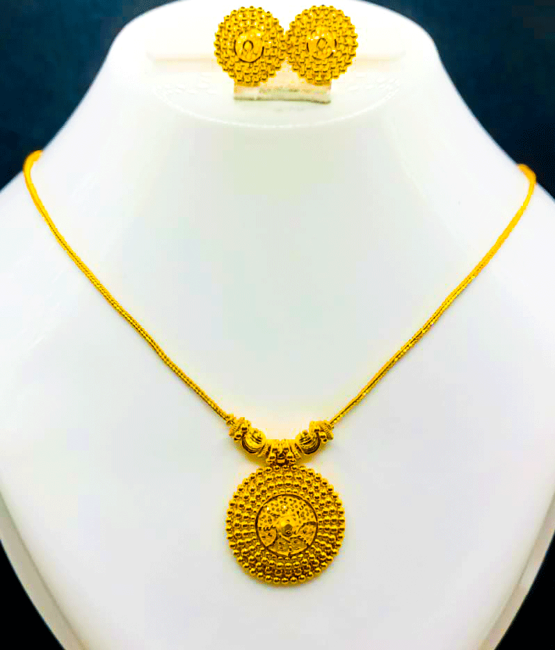22K Pure Gold Kanthi Set For Women's