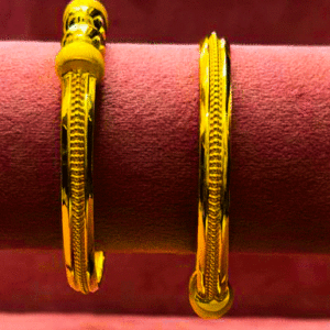22K Pure Gold Bangles for Women's