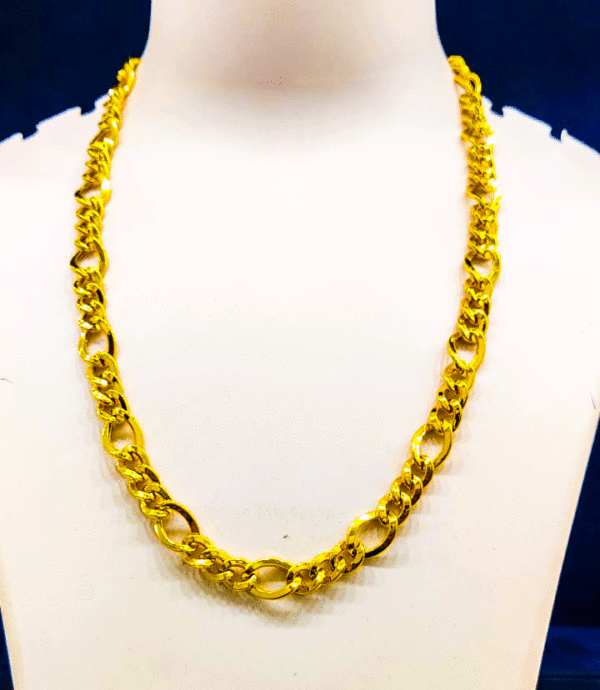 Beautiful Finishing Pure 22K Pure Gold Chain
