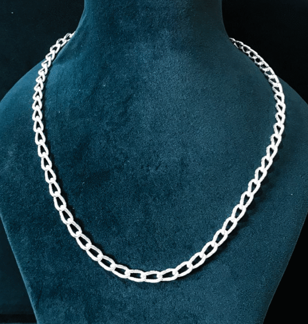 Finishing Pure 22K Pure Silver Chain