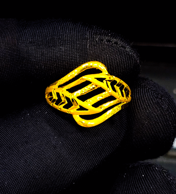 Festive Attire 22K Gold Ring For Women's