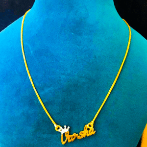 Name 22K Pure Gold Pendant