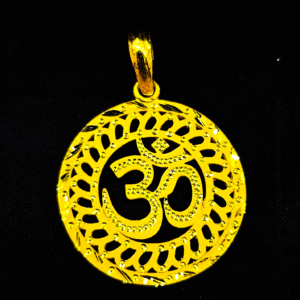 Traditional 22K pure gold pendant