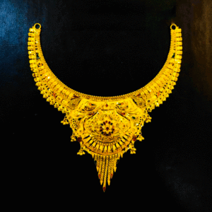 22K Pure Gold Necklace (Haar Set)