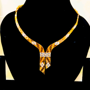 Elegance 18k Rose Gold Necklace For Women's