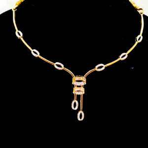 Finish 18k Rose Gold Necklace For Women's