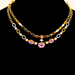 18k Rose Gold Necklace For Women's
